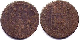 coin Gelderland duit 1794
