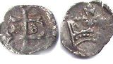 coin Hungary quarting (1/4 denar) no date (1387-1437)