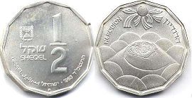 coin Israel 1/2 sheqel 1983