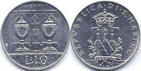 moneta San Marino 10 lire 1979