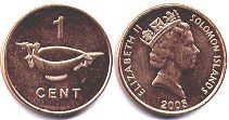 coin Solomon Islands 1 cent 2005