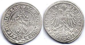 coin Nuremberg 15 kreuzer 1622