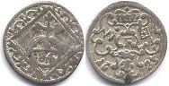 coin Wurzburg 1/84 taler 1623