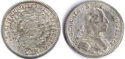 coin Bavaria 3 kreuzer 1740
