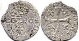 moneda Francia douzain 1573