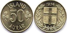 coin Iceland 50 aurar 1974