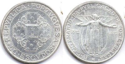 coin Portugal 50 escudos 1972