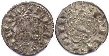 moneda Castilla y Leon noven 1252-1284