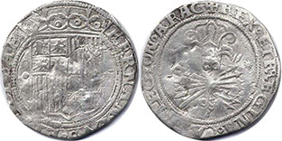 moneda Castilla y Leon real 1479-1506