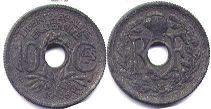 moneda Francia 10 céntimos 1945
