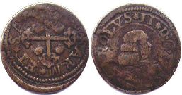 moneta Sardinia 1cagliarese 1668
