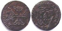 moneta Parma sesino (6 denari) senza data (1727-1729)