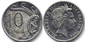 australian coin 10 cents 2004 Elizabeth II