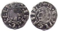 coin Vienne denier without date (12 century)