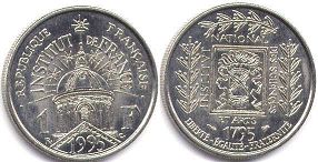 moneda Francia 1 franco 1995