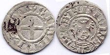 coin Souvigny denier without date (XII century)