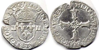 coin France 1/4 ecu 160?