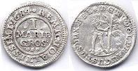 coin Brunswick-Wolfenbüttel 1 mariengroschen 1684