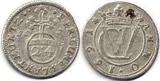 coin Brunswick-Luneburg-Celle 1/24 taler 1691
