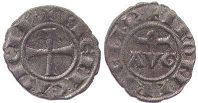 coin Sicily denar no date (1242)