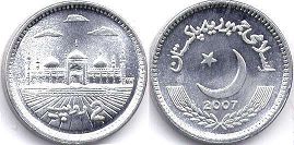 coin Pakistan 2 rupees 2007