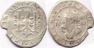 coin Besancon 1/4 teston (2 groschen) 1623
