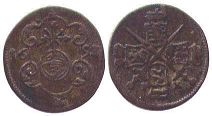 Münze Sachsen dreier (3 pfennig) 1693