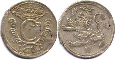 coin Hesse-Cassel 1 albus (12 heller) 1681