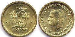 coin Sweden 10 kronor 2004