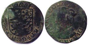 coin Liege liard no date (1612-1650)