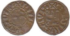 moneda Francia denier 1290-1295