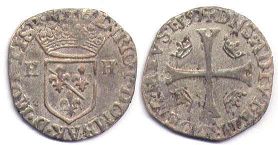 coin Dombes douzain (1/12 ecu) 1597