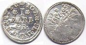 Münze Braunschweig-Lüneburg-Calenberg 1 mariengroschen kein Datum (1665-1679)