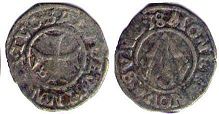 coin Stralsund 1/2 schillng 1538
