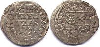 Münze Mainz 1 kreuzer 1691