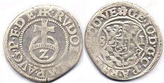Münze Pfalz 2 Kreuzer 1581