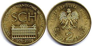 moneta Polska 2 zlote 2006