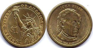 moneda moneda USA 1 dollar 2009 Taylor
