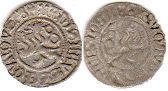 mince Bohemia 1 pfennig no date (1471-1516)
