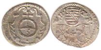 Münze Sachsen-Weimar dreier (3 pfennig) 1658