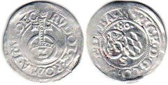 coin Pfalz halbbatzen (2 kreuzer) 1580