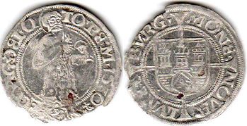 Münze Lüneburg doppelschilling (2 Schilling) 1530