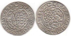 Münze Sachsen 1/24 Thaler 1625