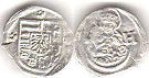 coin Hungary obol no date (1490-1516)