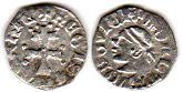 coin Hungary denar no date (1342-1382)