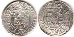 coin Riga Polturak (3 polker=1,5 groschen) 1624