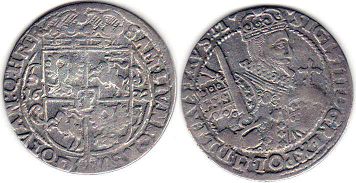 coin Poland ort 1622