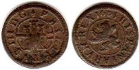 coin Spain 2 maravedis 1603