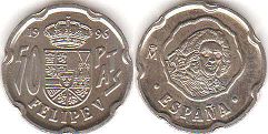 moneda España 50 pesetas 1996 Felipe V