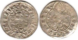 coin Salzburg halbbatzen (2 kreuzer) 1532